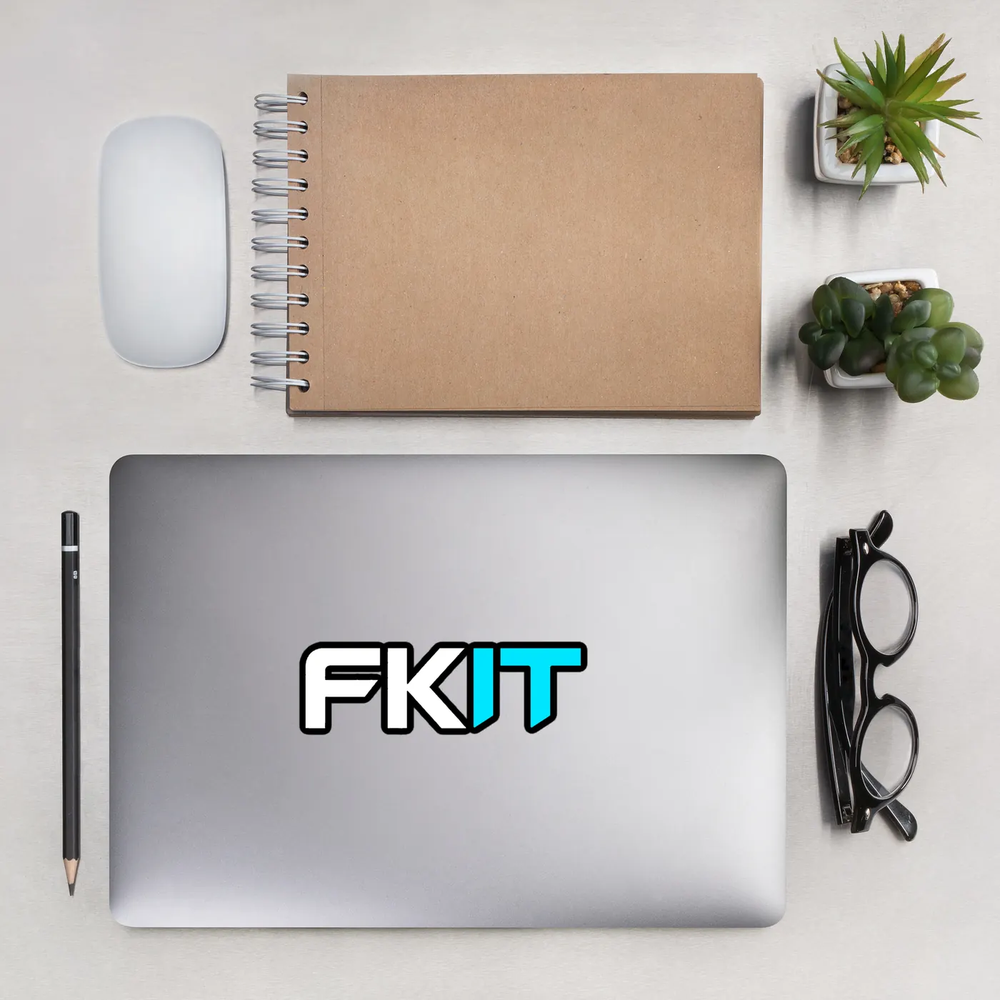 FKIT Sticker on a MacBook
